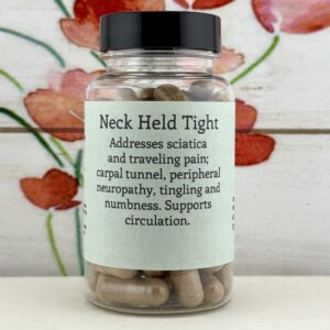 NECK HELD TIGHT
